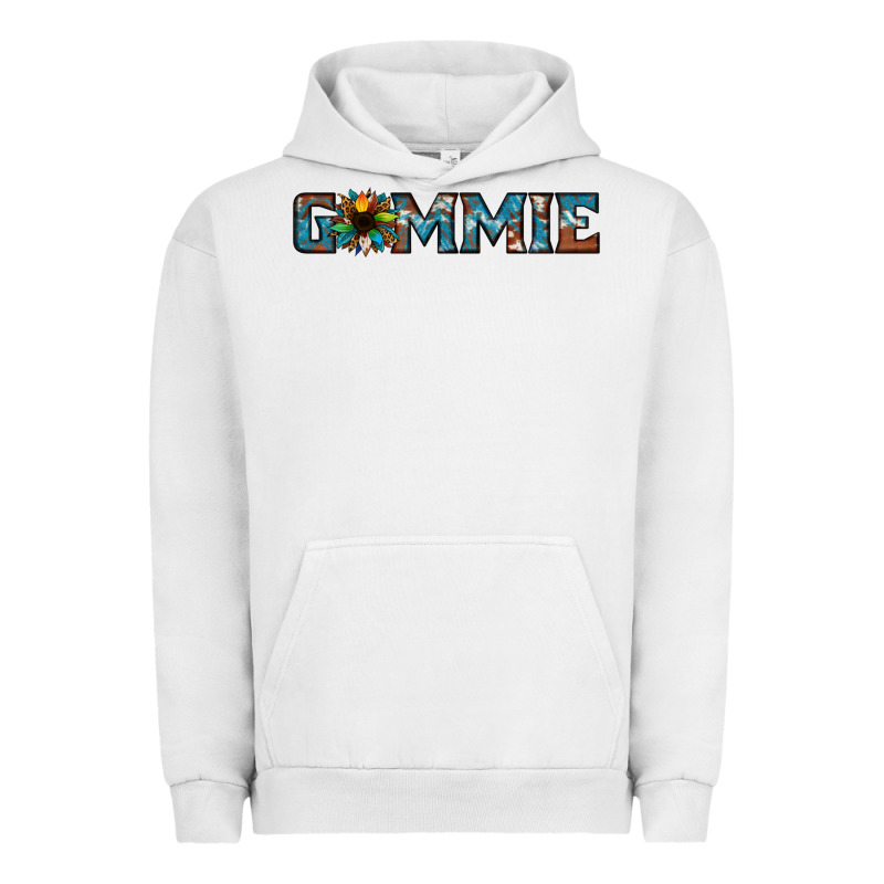 Gammie Sunflower Cowhide Urban Hoodie by Jasminsmagicworld | Teevron