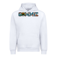 White gammie sunflower cowhide Urban Hoodie - Jasminsmagicworld