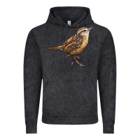 Vintage Black Ccarolina Wren Vintage Hoodie - LillyAllenDesigns