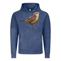 Vintage Denim Ccarolina Wren Vintage Hoodie - LillyAllenDesigns