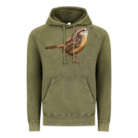 Vintage Olive Ccarolina Wren Vintage Hoodie - LillyAllenDesigns
