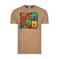 Vintage Coffee autism god mom Vintage Tee - LillyAllenDesigns