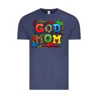 Vintage Denim autism god mom Vintage Tee - LillyAllenDesigns