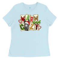 Baby Blue warm and cozy donkey Ladies Tee - FaDigitalArtStudio