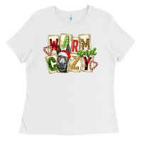 White warm and cozy donkey Ladies Tee - FaDigitalArtStudio