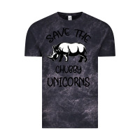 Cloud Black save the chubby unıcorns Vintage Tee - Bettercallsaul