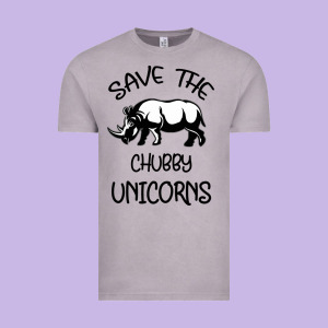 Save The Chubby Unıcorns Vintage Tee Designed By Bettercallsaul