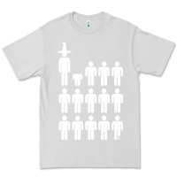 Dove Grey white the company Premium Tee - linhVisuals