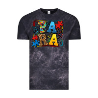 Cloud Black autism leopard frame para Vintage Tee - LillyAllenDesigns