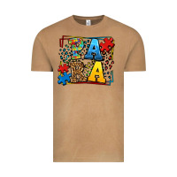 Vintage Camel autism leopard frame para Vintage Tee - LillyAllenDesigns