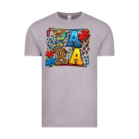 Autism Leopard Frame Para Vintage Tee | Teevron
