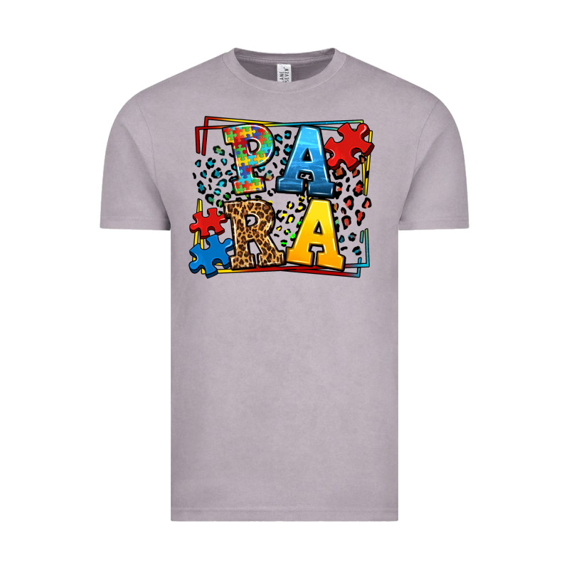 Autism Leopard Frame Para Vintage Tee by LillyAllenDesigns | Teevron