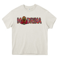 Cream madrina lady of guadalupe Heavy Core Tee - Jasminsmagicworld