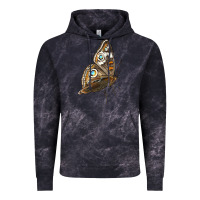 Cloud Black Flying Common Buckeye Butterfly Vintage Hoodie - LillyAllenDesigns