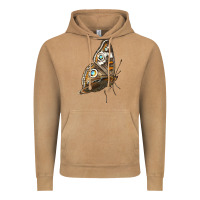 Vintage Camel Flying Common Buckeye Butterfly Vintage Hoodie - LillyAllenDesigns