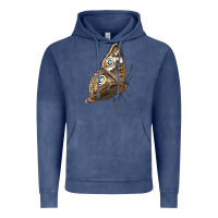 Flying Common Buckeye Butterfly Vintage Hoodie | Teevron