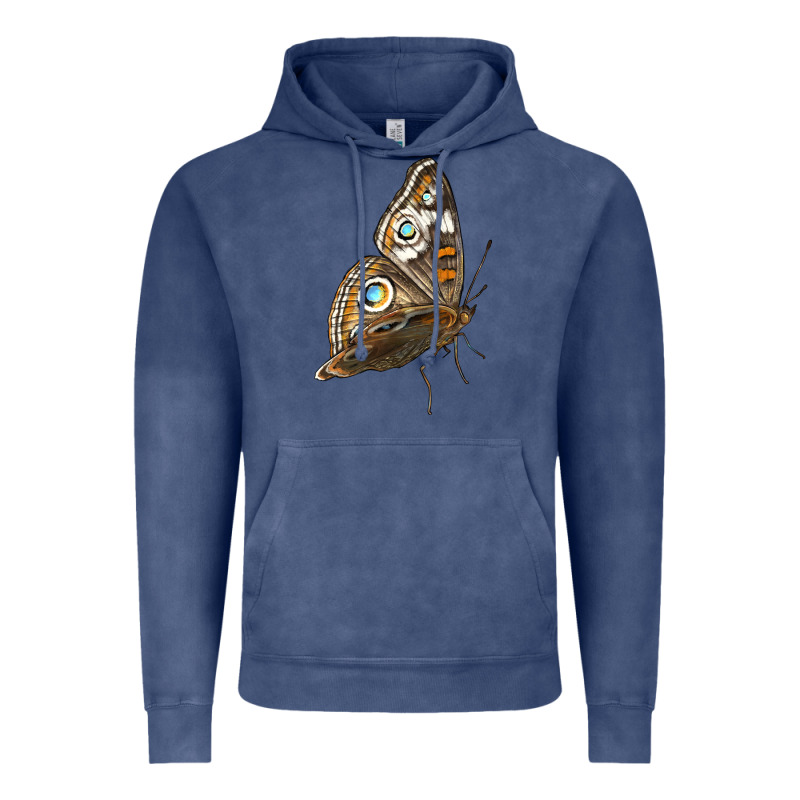Flying Common Buckeye Butterfly Vintage Hoodie by LillyAllenDesigns | Teevron