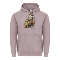 Vintage Zinc Flying Common Buckeye Butterfly Vintage Hoodie - LillyAllenDesigns
