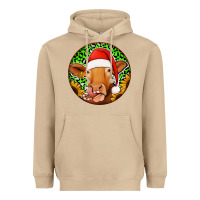 Mushroom christmas circle earrings Heavyweight Hoodie - Jasminsmagicworld