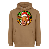 Toasted Coconut christmas circle earrings Heavyweight Hoodie - Jasminsmagicworld