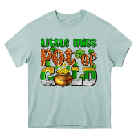 St. Patrick's Little Miss Pot Of Gold Heavy Core Tee | Teevron