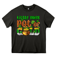 Asphalt St. Patrick's little miss pot of gold Heavy Core Tee - OliviaCreatesArt