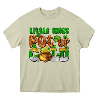 Mossy St. Patrick's little miss pot of gold Heavy Core Tee - OliviaCreatesArt