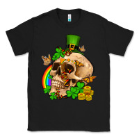 Black St. Patrick's boho skull Classic Tee - OliviaCreatesArt