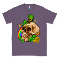 Lavender St. Patrick's boho skull Classic Tee - OliviaCreatesArt