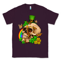 Plum St. Patrick's boho skull Classic Tee - OliviaCreatesArt
