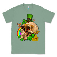Sage St. Patrick's boho skull Classic Tee - OliviaCreatesArt