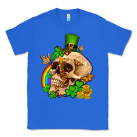 True Royal St. Patrick's boho skull Classic Tee - OliviaCreatesArt