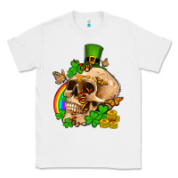 White St. Patrick's boho skull Classic Tee - OliviaCreatesArt