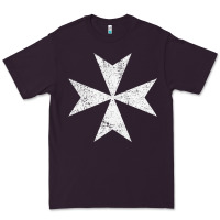 Plum white cross     knights hospitaller' Premium Tee - linhVisuals