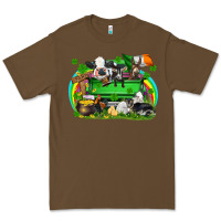 Cacao St. Patrick's Day farm animal truck Premium Tee - FaDigitalArtStudio