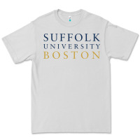 Dove Grey suffolk university wordmark Premium Tee - linhVisuals
