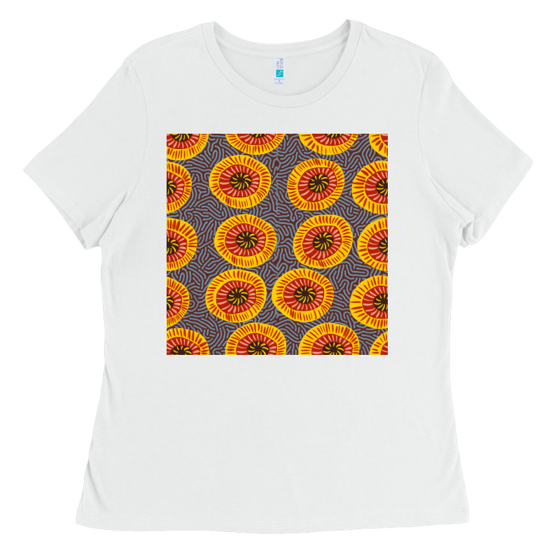 African Fabric Seamless Pattern Ladies Tee by BundleAndBundleShop | Teevron