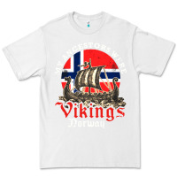 White #norwegian viking ancestors Premium Tee - linhVisuals