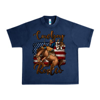 Navy cowboy up rodeo bucking bronco Urban Heavy Tee - Jasminsmagicworld