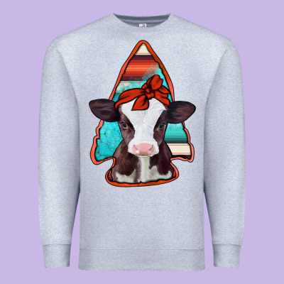 Baby Calf Arrowhead Premium Sweatshirt Designed By Jasminsmagicworld
