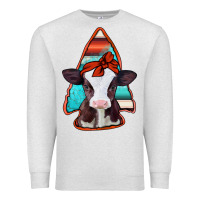 Oatmeal Heather baby calf arrowhead Premium Sweatshirt - Jasminsmagicworld