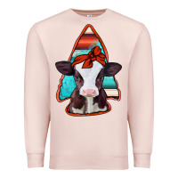 Pale Pink baby calf arrowhead Premium Sweatshirt - Jasminsmagicworld