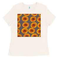 Bone african fabric seamless pattern Ladies Tee - BundleAndBundleShop