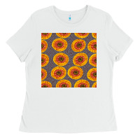 White african fabric seamless pattern Ladies Tee - BundleAndBundleShop