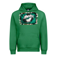 Emerald Soccer Lips Urban Hoodie - Jasminsmagicworld