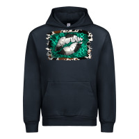 Navy Soccer Lips Urban Hoodie - Jasminsmagicworld