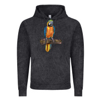 Vintage Black blue throated macaw Vintage Hoodie - LillyAllenDesigns