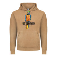 Vintage Camel blue throated macaw Vintage Hoodie - LillyAllenDesigns