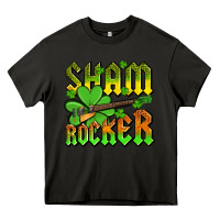 Asphalt St. Patrick’s Day sham rocker with guitar Heavy Core Tee - OliviaCreatesArt