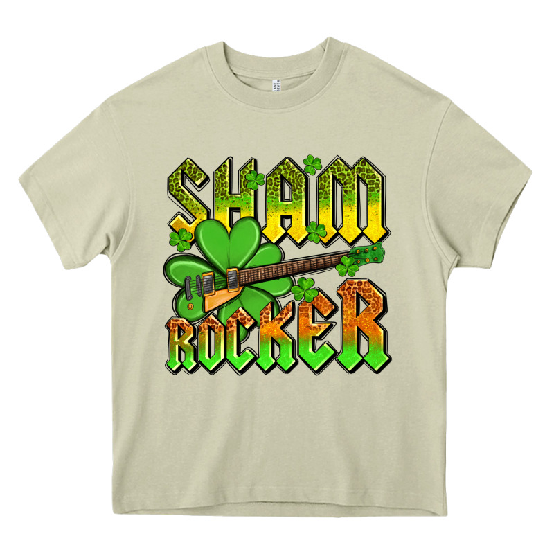 St. Patrick’s Day Sham Rocker With Guitar Heavy Core Tee by OliviaCreatesArt | Teevron